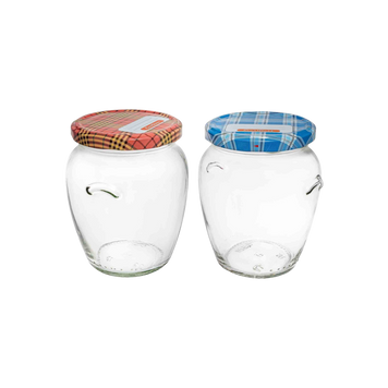 Банка склян. 580мл Amfora з метал. кришкою 82мм EverGlass 69/4361 фото