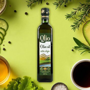 Олія оливкова Extra Virgin Qlio, 0,25 л&nbsp; 9/37075 фото