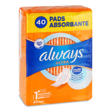 Прокладки гігієничні Ultra Normal quatro 40шт ALWAYS 06/973 фото