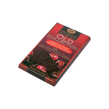 Шоколадний батончик OLD Collection гірка вишня 200г ХКФ 1/10544 фото