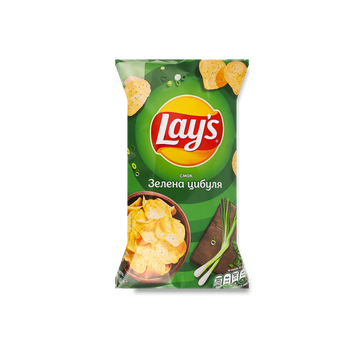 Чипси картопл зел цибуля м/у 120г Lay's 9/20442 фото