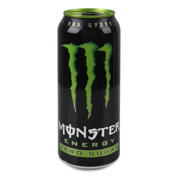 Напій Енергетичний MONSTER Zero Energy з/б 0,5л 9/28589 фото