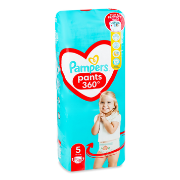 Підгузки-трусики 5 Junior 12-17кг Джамбо 48шт PAMPERS 36/87969 фото