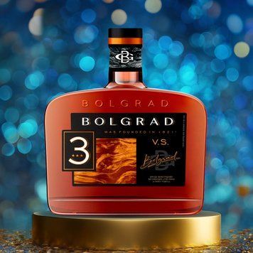 Коньяк 3*** Bolgrad 40% 0,5л Болград 4/8397 фото
