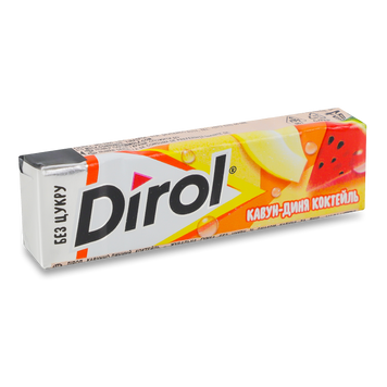 Жувальна гумка Dirol Кавун/диня 13,6г Kraft 1/9103 фото