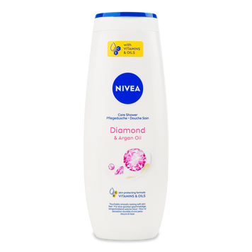 Гель-догляд д/душу Діамант та арганова олія 500мл NIVEA 80846 07/27583 фото