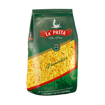 Макарони Вермішель п/е 400г La Pasta 9/16066 фото