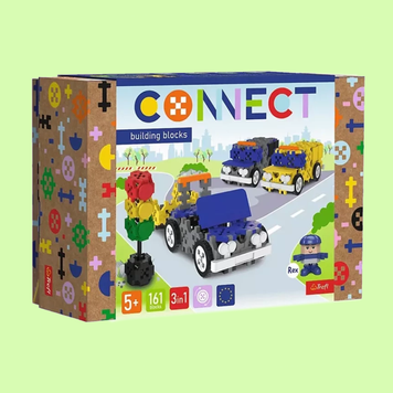Конструктор Connect 3в1 Ambulance/Police Car 161дет Trefl 26_27775 фото