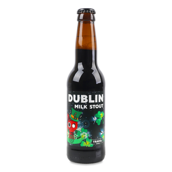 Пиво Dublin Milk Stout Travel Series темне н/ф ск 0,33л Red Cat 4/23506 фото