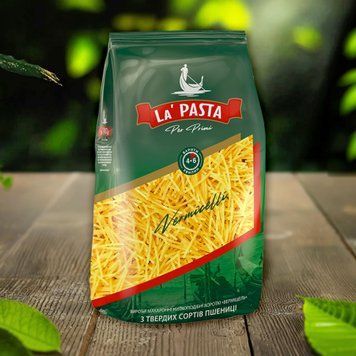Макарони Вермішель п/е 400г La Pasta 9/16066 фото