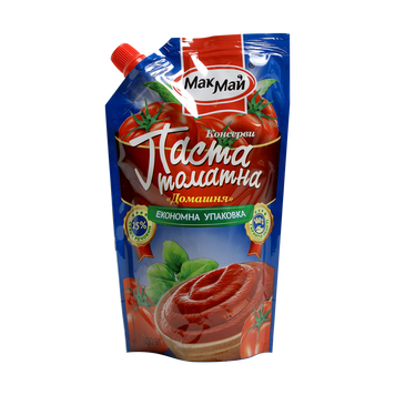 Паста томатна Домашня 25% д/п 270г МакМай 9/33570 фото