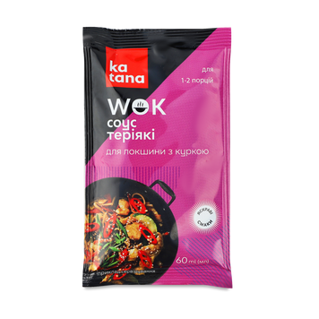 Соус Теріякі WOK &laquo;Катана&raquo; 60 мл 9/39067 фото