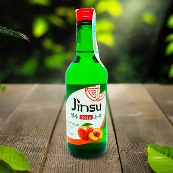 Соджу Jinsu зі смаком сливи ск 0,375л 13% 4/25200 фото