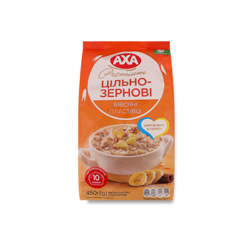 Пластівці вівсяні цільнозернові, 450 г, ТМ &laquo;Аха&raquo; 9/24910 фото
