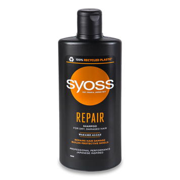 Шампунь для сухого /пошкодженого волосся REPAIR 440мл SYOSS 07/23927 фото
