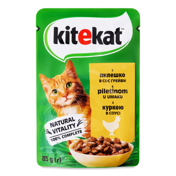 Корм для котів курка у соусі 100г/85г KiteKAT Mars 2/2595 фото