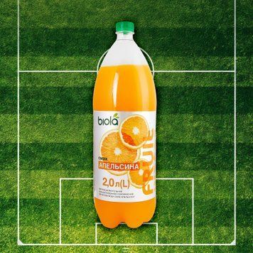 Напій Апельсин+сік пет 2л Біола 9/0048 фото