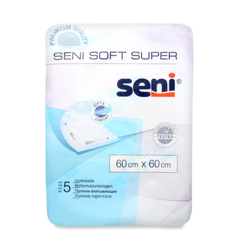 Пелюшки для дітей/дорослих 60*60 5шт Seni Soft / 5900516690311 / 07/2864 фото