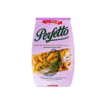 Макарони Люмаче Рігате Perfetto п/е 400г La Pasta 9/39836 фото