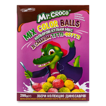 Кульки кукурурудзяні Mix Cоlor Balls Тутi-фруттi к/у 200г Зол Зерно ДКХК 1/14754 фото