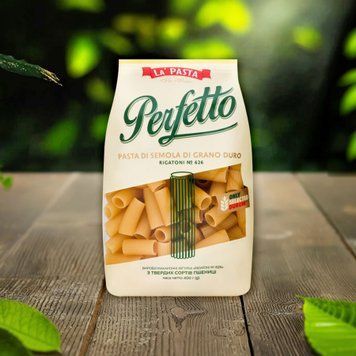 Макарони Рігатоні Perfetto п/е 400г La Pasta 9/37405 фото