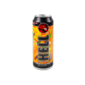 Напій Енергетичний HELL Peach Lemon з/б 0,5л 9/28318 фото