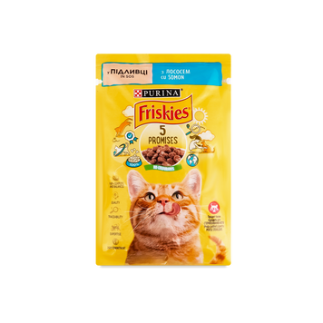 Корм для котів лосось у підливці 85г Friskies Nestle 39/4458 фото