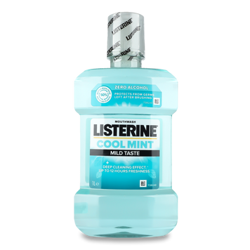 Ополіскувач для ротової порожнини свіжа м'ята м'який смак1 л Listerine 07/24440 фото