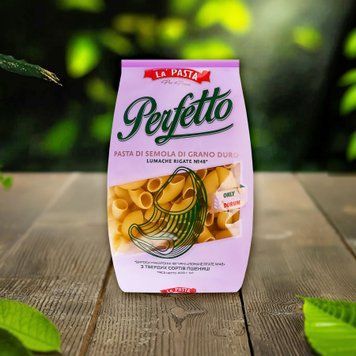 Макарони Люмаче Рігате Perfetto п/е 400г La Pasta 9/39836 фото