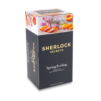 Чай чорний Spring Feeling 22*1,8г к/у в/к Sherlock Secrets 7/12522 фото