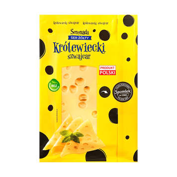 Сир &laquo;Кролевецький Швейцар&raquo; 45% нарізка 135 г Serenada 8/10179 фото