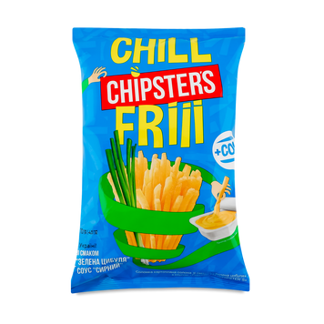 Картопляна соломка зелена цибуля/сирний соус м/у 70г Chipster's 9/39759 фото