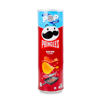 Чіпси зі смаком бекону 165 г Pringles 9/4735 фото