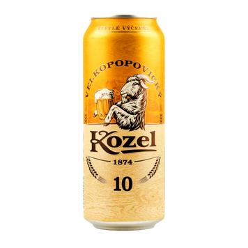 Пиво Velkopopovick&yacute; Kozel 10 світле 0,5 л 4/21825 фото