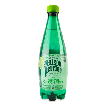 Мінеральна вода Франція PERRIER пр/газ з лаймом пет 0,5л 9/25968 фото