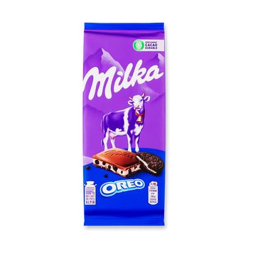 Шоколад молочна ваніль з печ Oreo 100г Milka Kraft 1/19522 фото