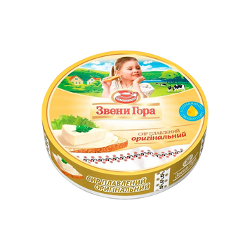 Сир пл Оригінальний 50% порц к/уп 140г Звени Гора Україна 2/1715 фото