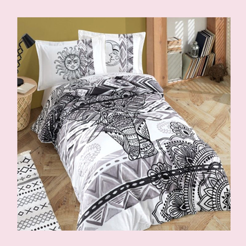 КПБ Poplin Mandala 160*220/50*70*1шт Hobby 27/117499 фото
