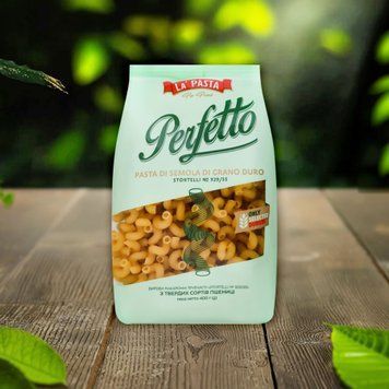 Макарони Ріжки Perfetto п/е 400г La Pasta 9/37407 фото