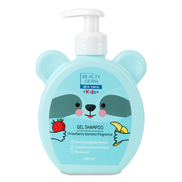 Шампунь-гель Kids 2в1 з полунично-банановим ароматом 300 мл Beautyderm 07/27377 фото