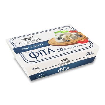 Сир Фіта 50% ван 170г Good Milk Україна 2/9801 фото
