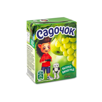 Садочок Виноград/Яблуко зелен сортів Набір т/п 0,2л 9/4126 фото