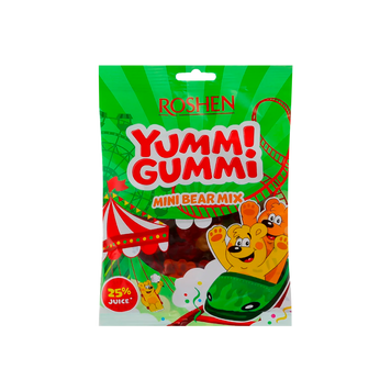 Цук-ки Yummi Gummi Mini Bear Mix желейні м/у 165г Рошен 1/15715 фото