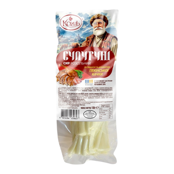 Сир &laquo;Сулугуні&raquo; 30% соломка &laquo;Пекінська качка&raquo; 100 г Козуб Продукт 2/7880 фото