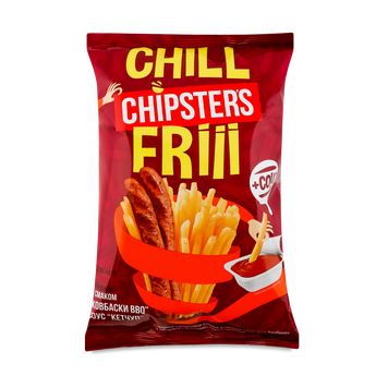 Картопляна соломка ковбаски барбекю/томатний кетчуп м/у 70г Chipster's 9/39761 фото