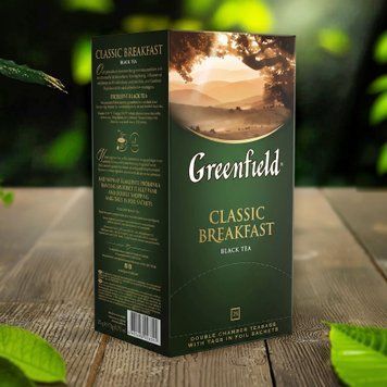Чай чорний Classic Breakfast к/у ф/п в/к 25*2г Greenfield 7/3597 фото