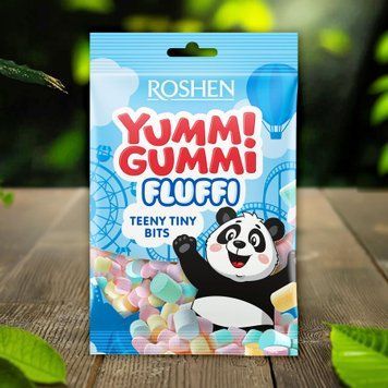 Зефір маршмелоу Yummi Gummi Fluffi Teeny Tiny Bits ROSHEN, 65 г 1/15674 фото