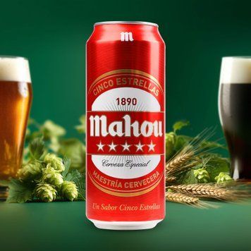 Пиво Mahou 5 Estrellas Especial світле 0,5 л 4/24435 фото