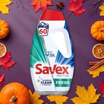 Концентрований засіб для прання Savex Premium Fresh Ficosota, 2,7 л 07/21314 фото