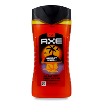 Шампунь та гель для душу Sunset fresh 250мл Axe 07/27835 фото